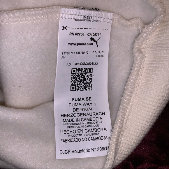 NWT Puma Pullover Hoodie Size Large - Picture 5 of 10